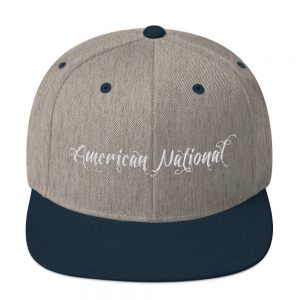 American National – Embroidered Snapback Hat